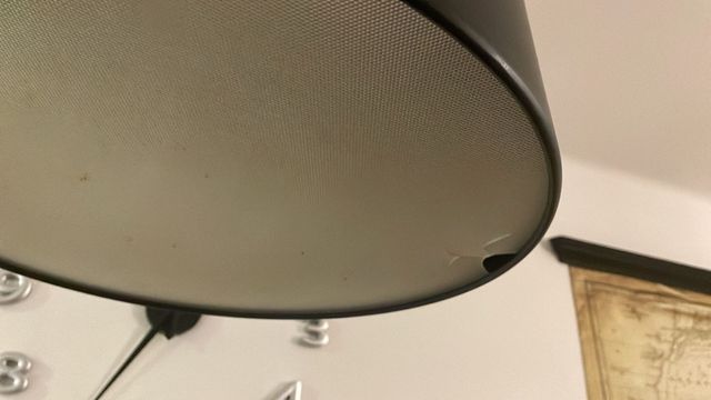 Lámpara de pie arco negra