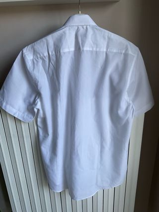 Camicia SKY bianca maniche corte taglia L (41/42)