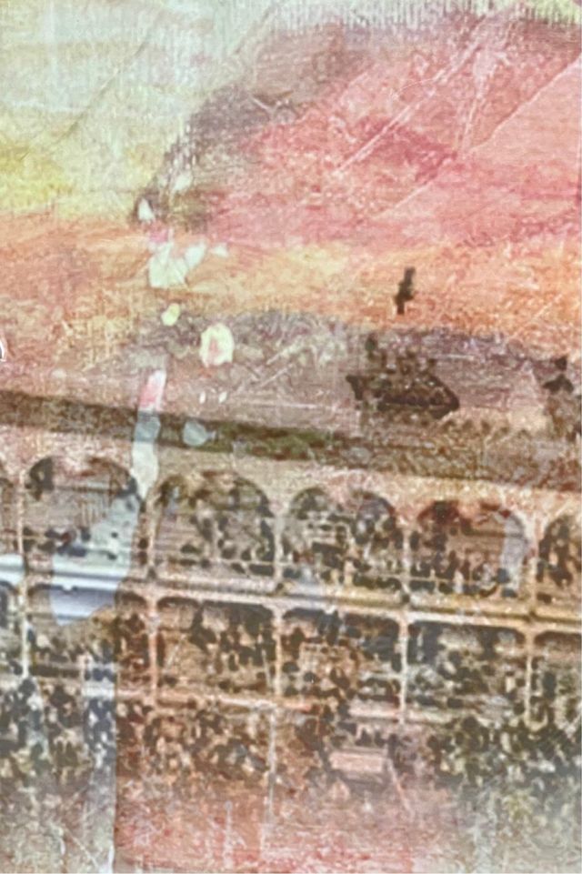 LITOGRAFÍA “ OVACIÓN EN MADRID”.