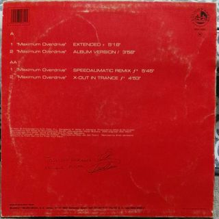Vinilo 2 Unlimited - Maximum Overdrive