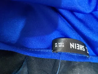 Abito lungo elegante trasparente blu