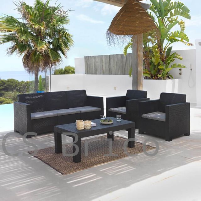 Muebles Jardín Belice Grafito