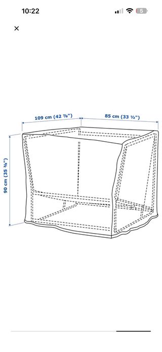 Funda protectora muebles jardín TOSTERO