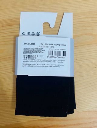 Gambaletti neri Calzedonia trama esagoni