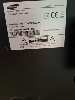 Samsung TV 37 pulgadas