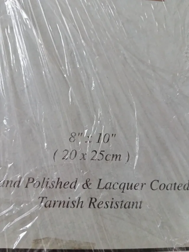 Marco de fotos plateado 8x10