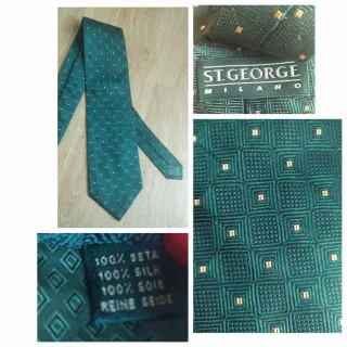 Cravatta St. George Milano in Seta.  Nuova 100%