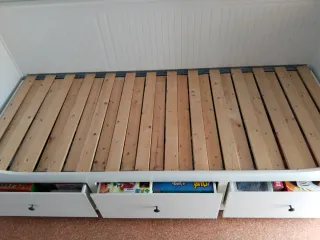 Cama Diván Ikea Blanca con Cajones