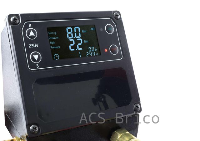 Compresor de Aire Silencioso con LCD 50L - 4 Hp - 37193 - Saurium