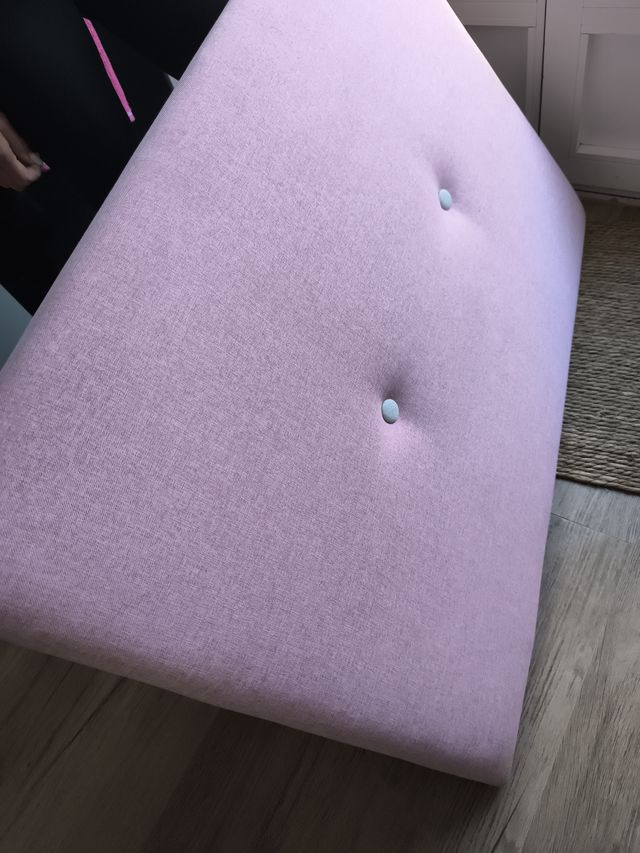 Cabecero Cama Tapizado Rosa 1.05