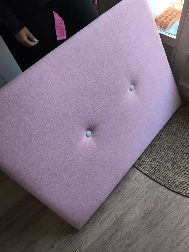 Cabecero Cama Tapizado Rosa 1.05