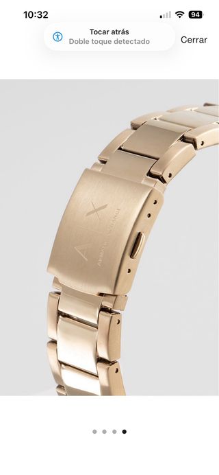 Reloj Armani Exchange Negro y Dorado