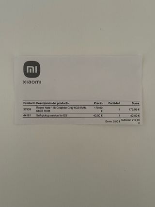 Xiaomi Redmi Note 11S 6GB/64GB NFC Gris