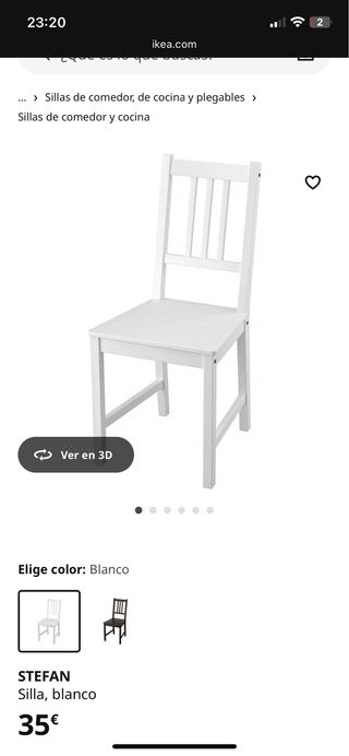 Mesa extensible IKEA con 6 sillas
