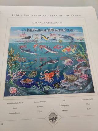 Colección sellos international year1998