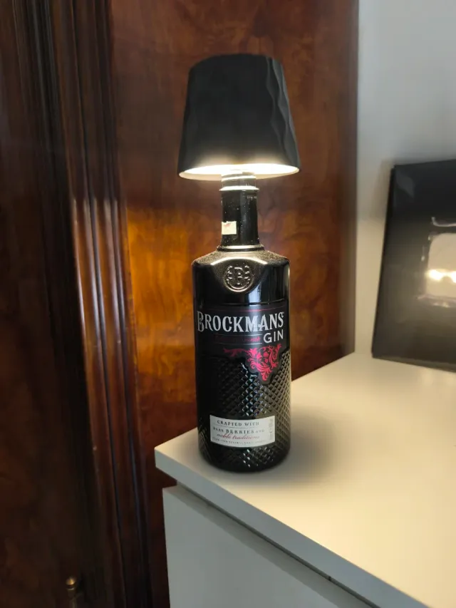 Lampada artigianale Brockmans Gin