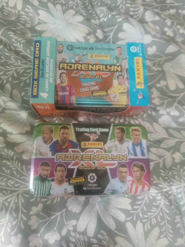 2 Cajas Adrenalyn XL Serie Oro 19-20 y 20-21