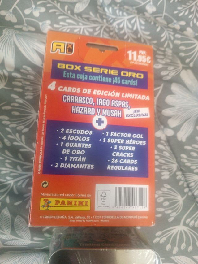 2 Cajas Adrenalyn XL Serie Oro 19-20 y 20-21