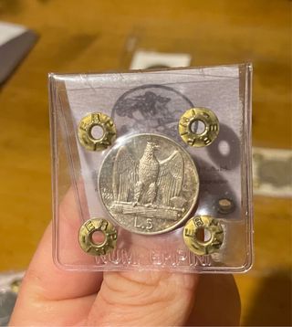 Lotto monete argento vittorio emanuele terzo