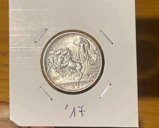 Lotto monete argento vittorio emanuele terzo