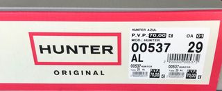 Botas Hunter de lluvia para niños talla 29
