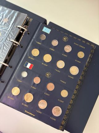 Colección monedas euro Europa