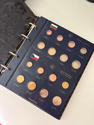 Colección monedas euro Europa