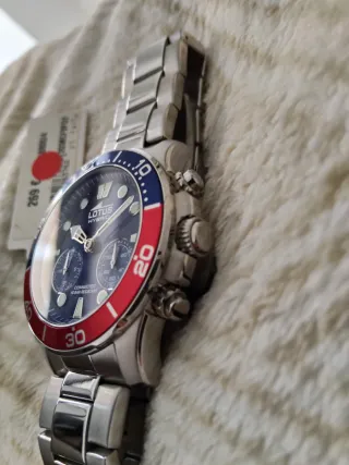 Reloj Lotus Híbrido Caballero Azul/Plata
