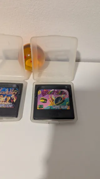 Juegos Sega Game Gear Aladdin y Fantasy Zone