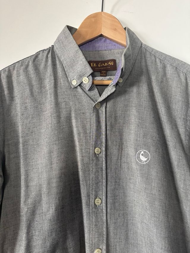 Camisa El Ganso Gris Talla 40