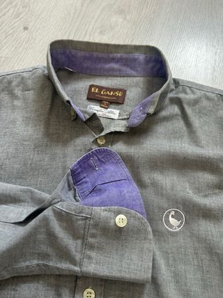 Camisa El Ganso Gris Talla 40