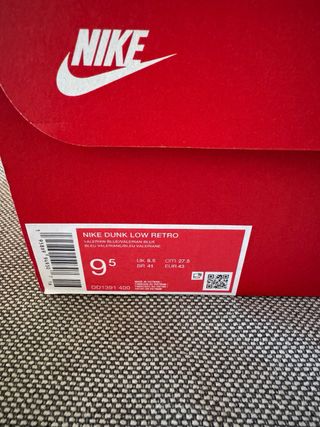 Nike Dunk Low Retro Azul/Blanco Talla 43
