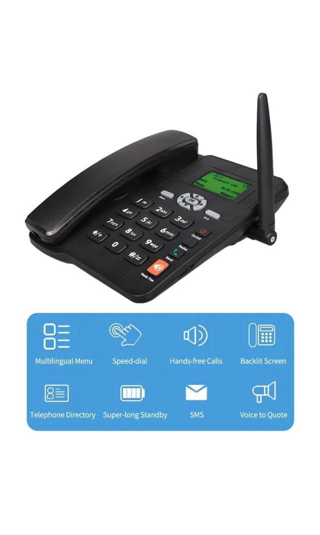 Teléfono GSM Tarjeta SIM Inalámbrico