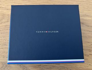 Cartera Tommy Hilfiger Piel Negra Cocodrilo