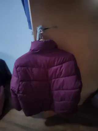 Plumas bomber mujer burdeos