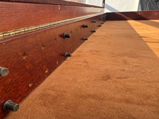 Vitrina vintage madera y cristal