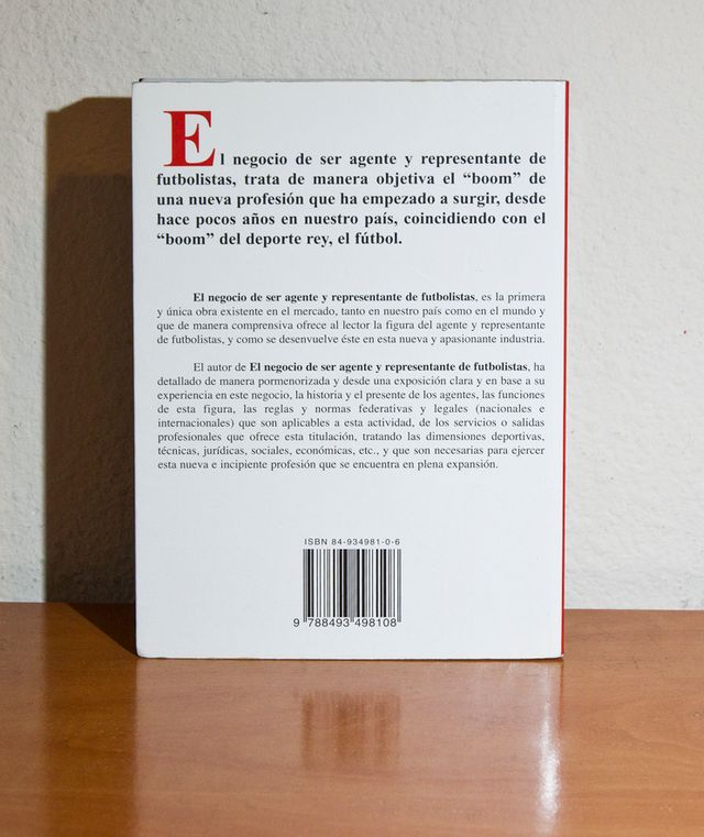 NEGOCIO DE SER AGENTE Y REPRESENTANTE DE FUTBOLIST
