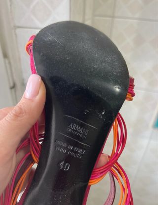 Sandali Armani tacco alto n.40