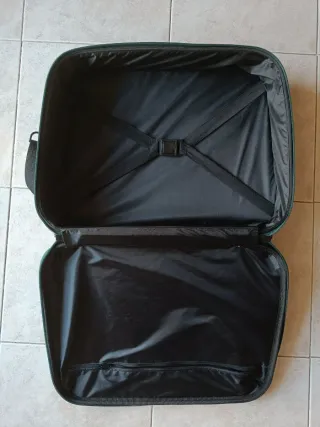 Borsa rigida vintage multiuso verde scuro unisex