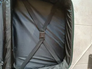 Borsa rigida vintage multiuso verde scuro unisex