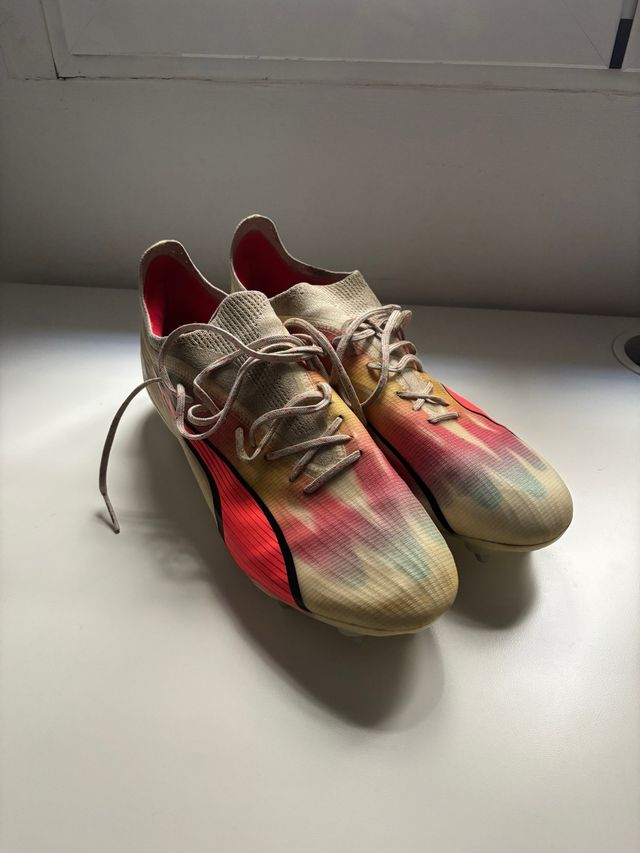 Botas de fútbol Puma Ultra Beige Multicolor