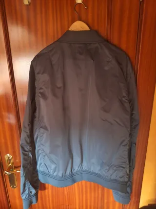 Cazadora fina True Originals gris