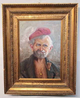 Dipinto olio su masonite firmato Renato Cocozza