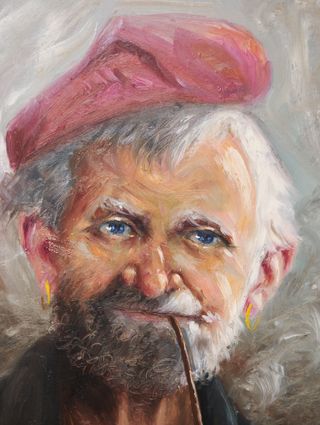 Dipinto olio su masonite firmato Renato Cocozza