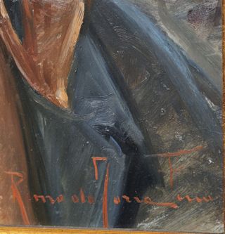 Dipinto olio su masonite firmato Renato Cocozza