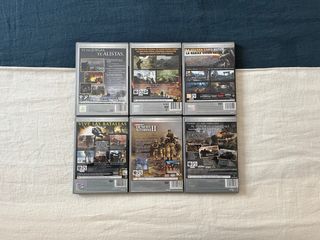 Lote 6 Juegos PS2 Bélicos