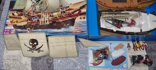 Barco Pirata Playmobil 5135 con caja  Completo