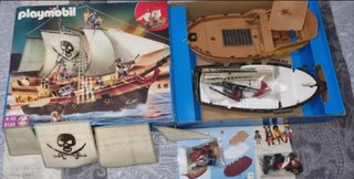 Barco Pirata Playmobil 5135 con caja  Completo