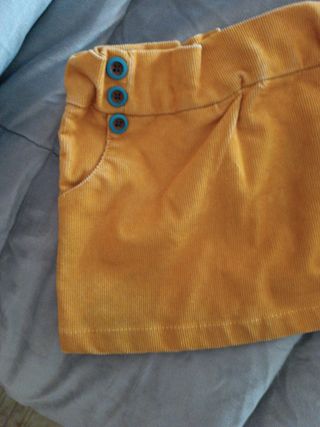 Gonnellina Tuc Tuc bimba velluto a costine