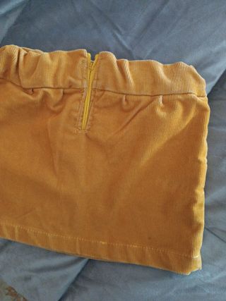 Gonnellina Tuc Tuc bimba velluto a costine